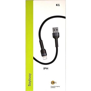 کابل تبدیل USB به لایتنینگ سی بای مدل k1 طول 1 متر